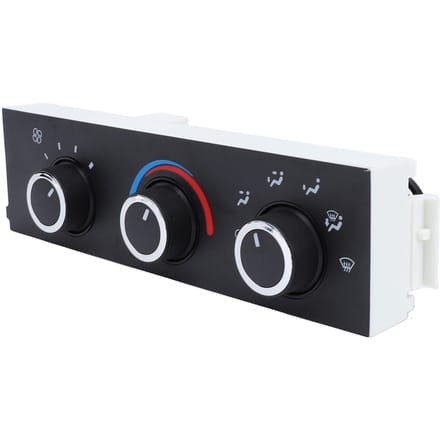 Module de commande de climatisation et de chauffage AC 599‑293 Unité de contrôle de température HVAC pour Express 1500 2500 3500 Cargo Pasajeros black