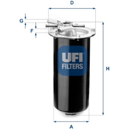 Brandstoffilter UFI 55.411.01