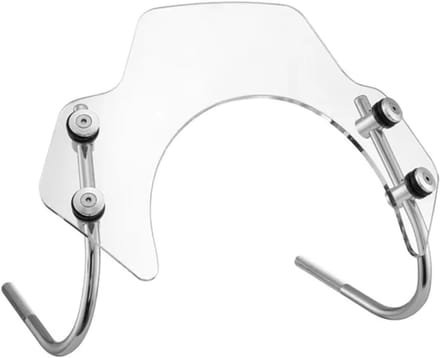 Motorfiets Windscherm - Flyscreen Deflector - Bescherming Tegen Wind - Krasbestendig PMMA - Specifieke Pasvorm - Transparant