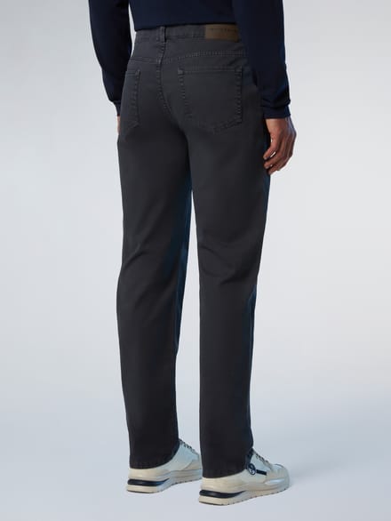 North Sails Broek Broken twill met 5-pocketstijl