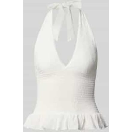Top met halter met V-hals