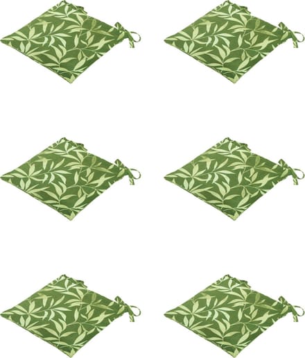 Madison - Zitkussen - Universeel - 6 stuks - 46 x 46 cm - Fergus Green - Tuin