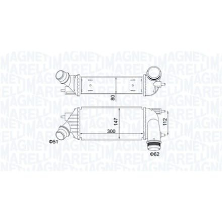InlaatluchtRadiator MAGNETI MARELLI 351319204140