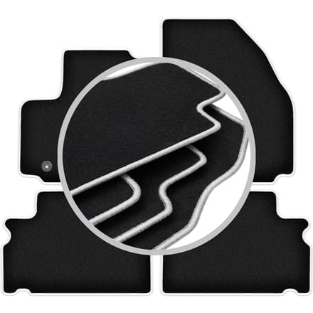 CARLUX-SILVER automatten voor: Ford Galaxy MK2 minivan (2006-2011)