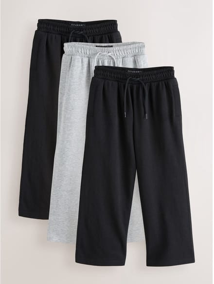Next - Jongens - Verpakking van 3 joggingbroeken - Zwart