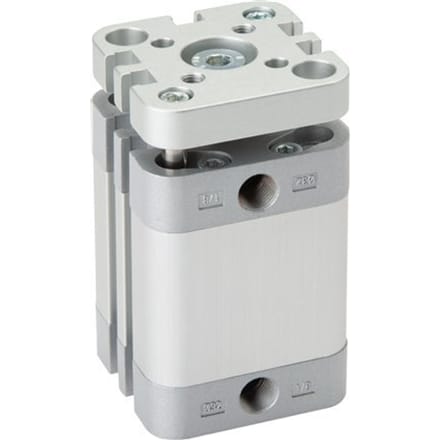 ISO 21287 Compacte Dubbelwerkende Cilinder 100-100mm - Magnetisch - Niet-roterend