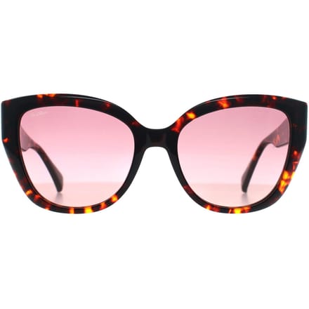 Max Mara Cat Eye Womens Rood Havana Bordeaux Kleurverloop MM0040 Logo 11