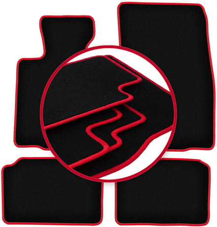CARLUX-RED automatten voor: Mini Countryman R60 hatchback (2010-2017)
