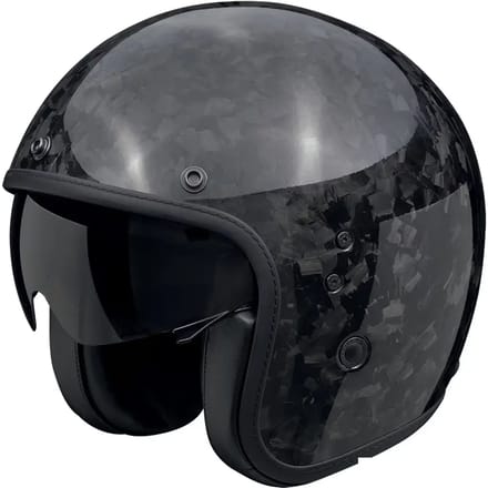 Jet motorhelm Scorpion Belfast Evo Onyx Carbon Solid