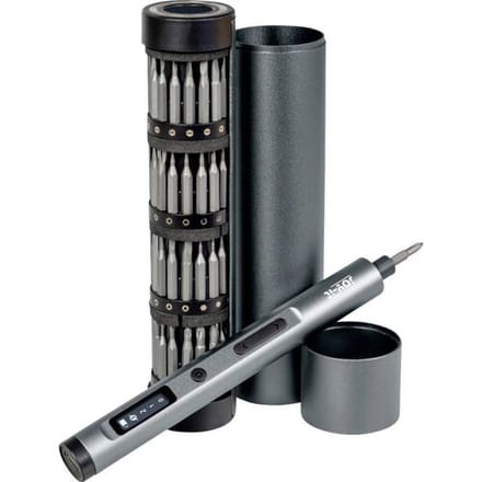 Joy-it WE-0004 S2-SET-Drehmoment Gereedschapsset Accu-multitool, Accu-LED-lamp In opbergdoos