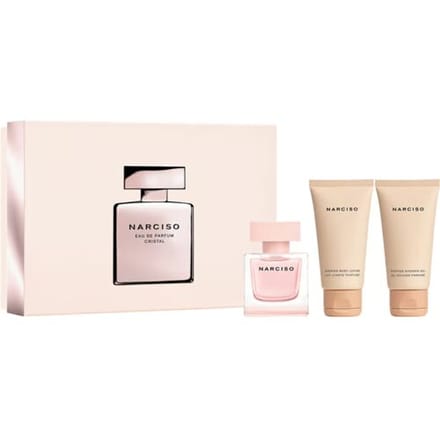 Narciso Rodriguez - Narciso Cristal EDP 50 ml + Body Lotion 50 ml + Shower Gel 50 ml - Geschenkset Dames