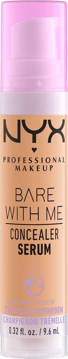 NYX Professional Makeup - Bare With Me Concealer Serum - Medium Golden - Concealer - 9,6 ml