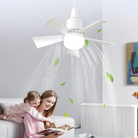 Allecto - Plafondventilator - Verlichting - Dimbare gloeilamp