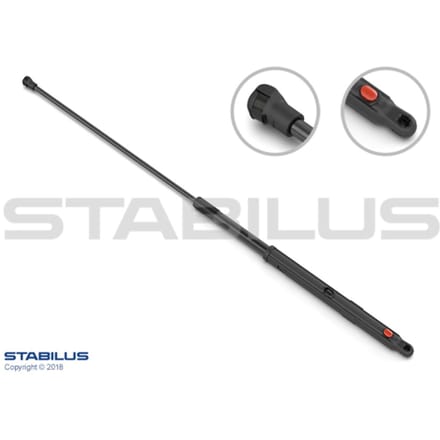 Gasveer, motorkap STABILUS 610886