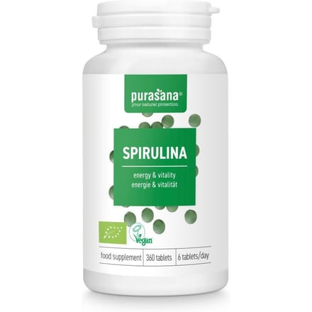 Spirulina tabletten bio 360 pcs. - Geeft energie - Handig in gebruik