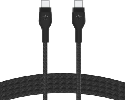 Belkin BOOST↑CHARGE Pro Flex - USB-C naar USB-C Kabel - 2 Meter - 60W - Zwart