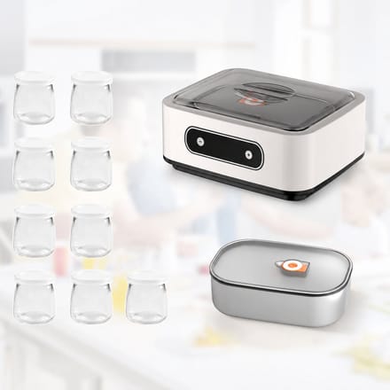 Sello! yoghurtmaker – probiotica – verbeterde darmgezondheid – nauwkeurige temperatuurregeling – timerfunctie – led-display – wit