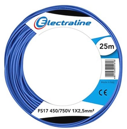 Aderkabel FS17 - 1 x 2,5 mm² - Blauw - 25 m