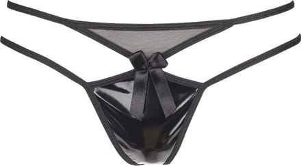 V-8738PS Plus Size string black