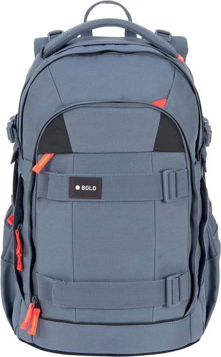 Lässig Schoolrugzak met laptopvak Bold Origin School Backpack Blue Blauwgrijs