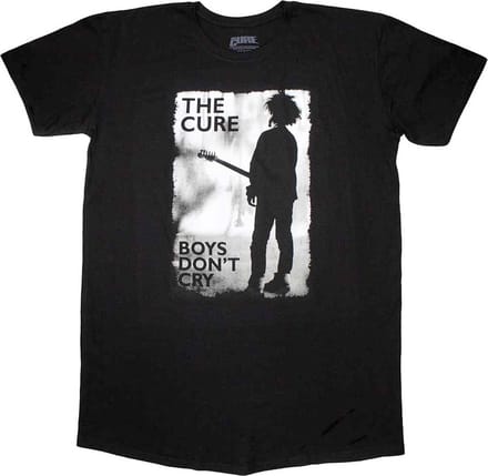 The Cure - Boys Don't Cry Black & White Korte jurk - L - Zwart