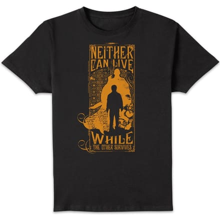 Harry Potter Neither Can Live t-shirt - Zwart - M