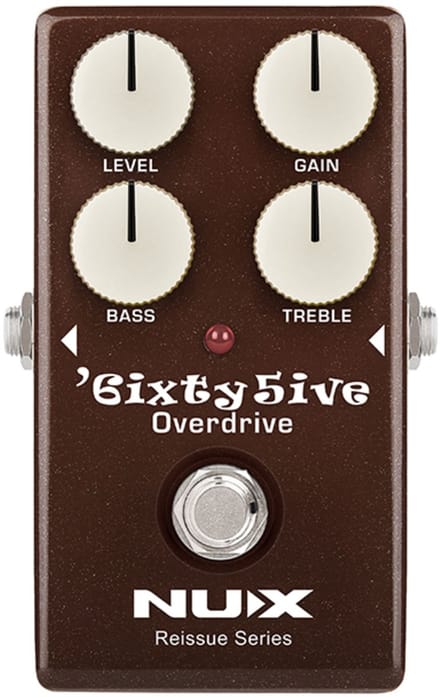 Overdrive effectpedaal - NUX 6ixty5ive - Reissue Series - Analoog - True bypass