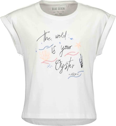 Blue Seven - Meisjes shirt - Wit - Maat 140