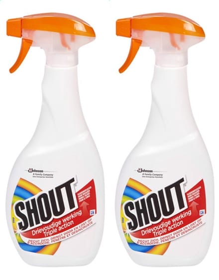 Shout Vlekkenoplosser spray Wasgoed 2 x 500 ml