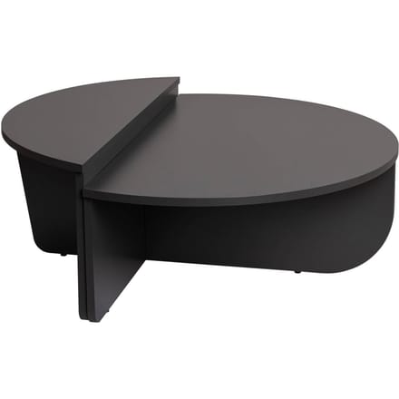 Houten salontafel "Orion" 90 x 60 x 30 cm - Antraciet