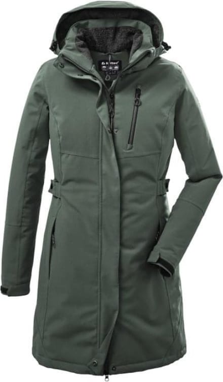 Killtec Kow 165 Parka W | Groen/Grijs - 46