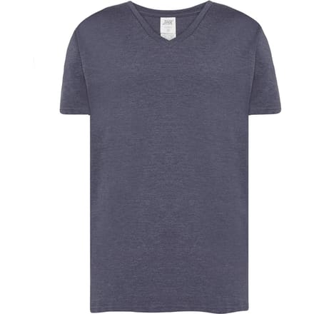 JHK Heren Urban V Hals T-shirt (Denim Heather)