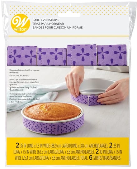 Wilton Bake Even Strips - 6 Stuks - Bakriem