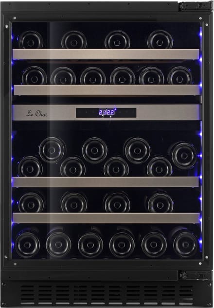 Le Chai - Wijnkoelkast onderbouw met technische glasdeur LBN458POP - 2 zone