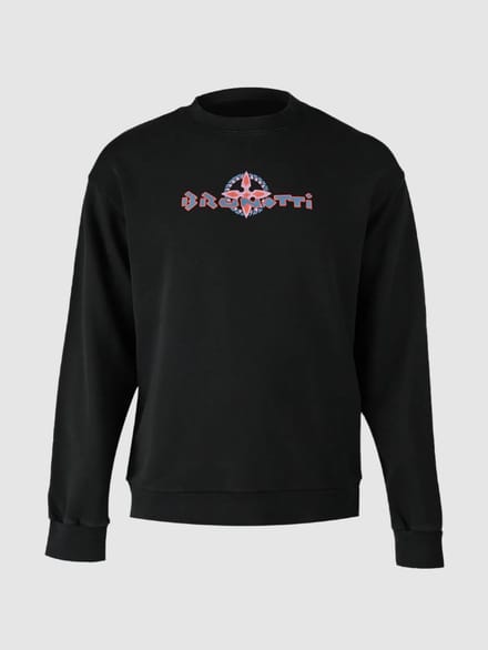 Brunotti - ReWind Heren Sweater Pirate Black - 100% Katoen - Relaxed Fit - M