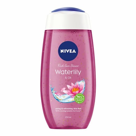 NIVEA - Douchegel Waterlily & Oil - 3 x 250 ml - Voordeelverpakking