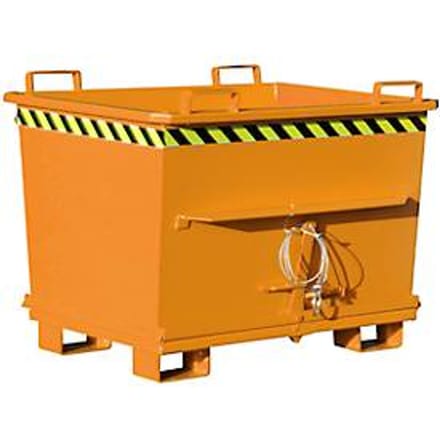 Bodemklepcontainer BKB 700, oranje