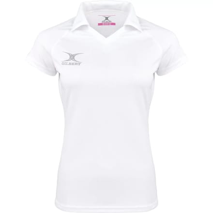 Gilbert Netball Eclipse Shirt Girls - 7 - 8 Yrs - Wit