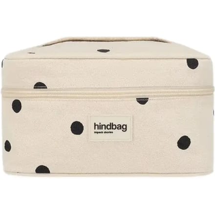 Hindbag toilettas Gaspard dots - biologisch katoen