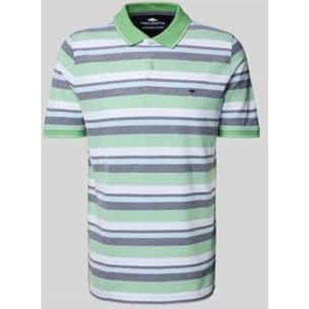 Fynch-Hatton Polo Multicolor Stripe Turf Green-Blue / male