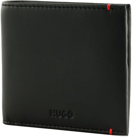 HUGO Kaarthoes Oscaar 8CC Wallet Black Zwart