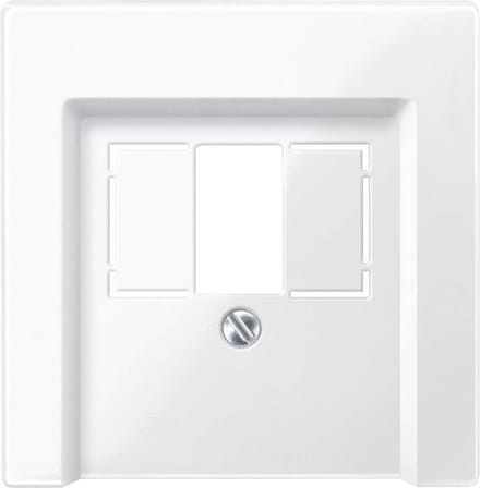 Merten 296019 TAE-contactdoos Afdekking System M, 1-M, M-Smart, M-Plan, M-Creativ Polar-wit (glanzend)