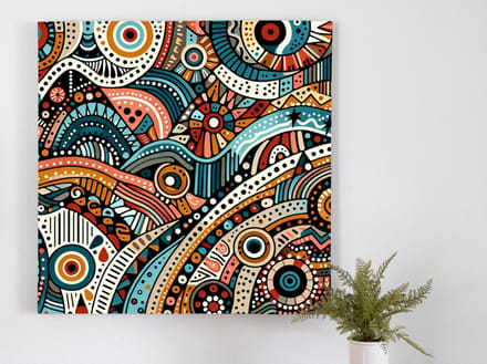 Kunstprint | Wanddecoratie | Dibond | 20 × 20 cm