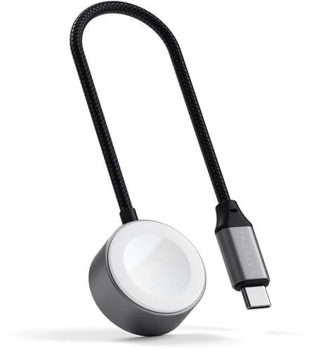 Satechi ST-QCAWM Magnetische laadkabel Watch Series 1, Watch Series 2, Watch Series 3, Watch Series 4, Watch Series 5, Watch Series 6, Watch Series...