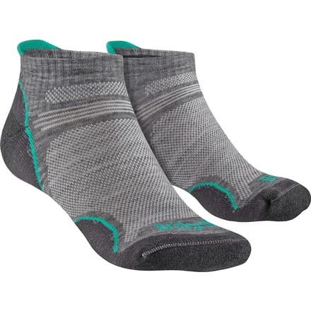 Bridgedale - Dames Wandelsokken Merino Laag - Midden Grijs / Surf