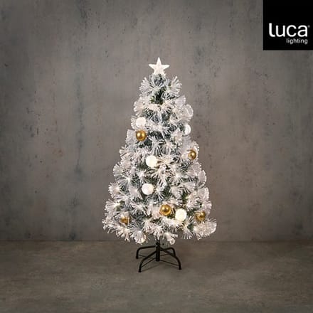 Luca Lighting - Beaufort Kerstboom Glasvezel 135 Warmwitte Leds - 120 x 50cm