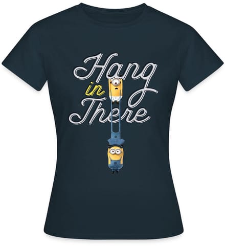 Minions Carl And Phil Hang In There T-Shirt Dames