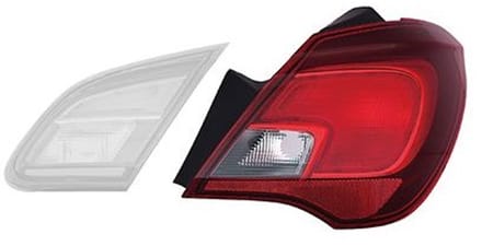 VanWezel 3804936 - Verre extérieur feu arrière droit pour Opel Corsa e de 10/2014 à 2019