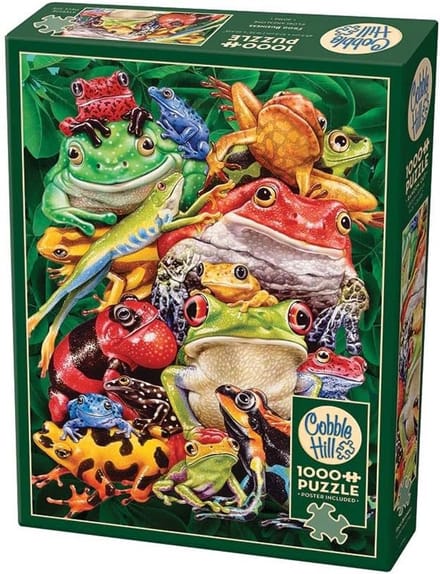 Puzzel met 1000 stukjes - Kikkerbedrijf - Sample Poster Inbegrepen