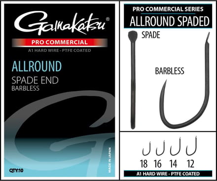 Gamakatsu - Haken PRO-C Allround Spade A1 PTFE BL - Gamakatsu